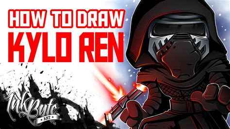How To Draw Kylo Ren Step By Step Star Wars Youtube