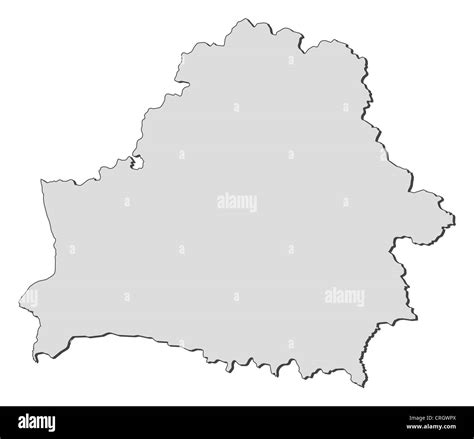 Political Map Of Belarus With The Several Provinces Stock Photo Alamy