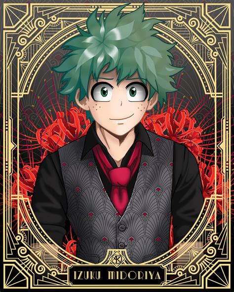 1920s Izuku Midoriya Deku By Kuro Akumako On Deviantart