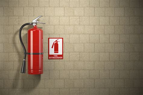 The firehouse.com extinguishers product category is a collection of information, product listings and resources for researching various fire service and firefighter extinguishers, including portable class a, class b, class c, class d and class k extinguishers and foam and extinguishing agents options. Fire Extinguisher With Emergency Fire Sign On The Wall ...