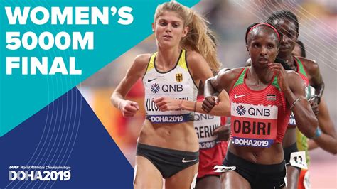 Womens 5000m Final World Athletics Championships Doha 2019 Youtube