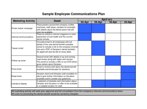 6 Communication Plan Template Template Business Psd Excel Word Pdf