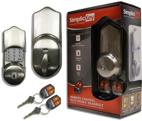 Simplicikey Srced Sn 2 Remote Control Electronic Deadbolt Door Lock