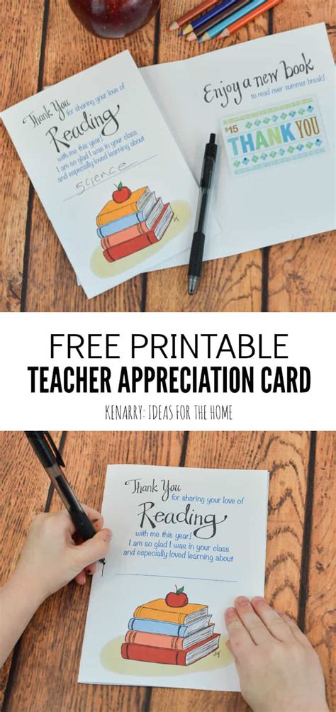 Downloadable Teacher Appreciation Cards Free Printables Teacher