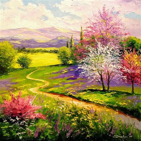 Spring Spring Paintings By Olha Darchuk