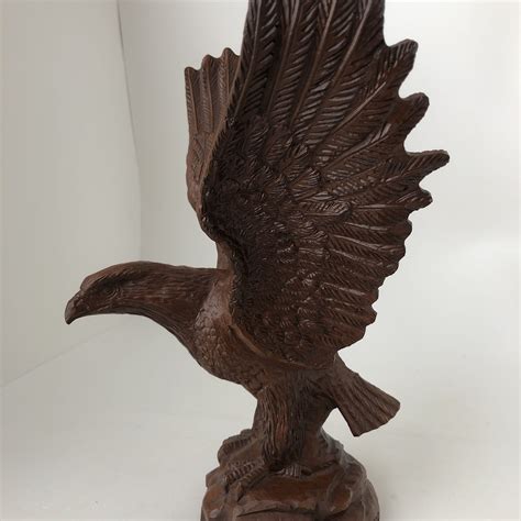 Vintage Red Mill Eagle Sculpture Handcrafted Usa Collectible Etsy