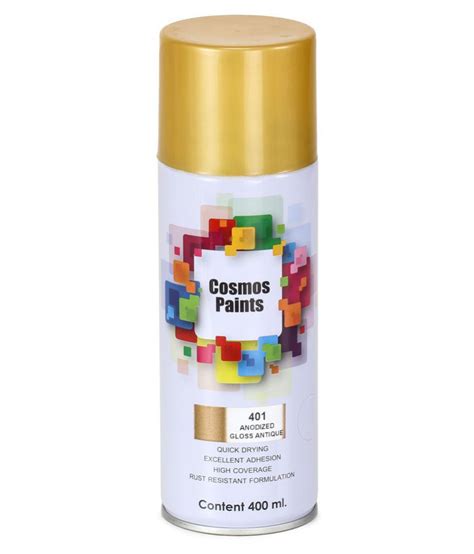 Cosmos Paints Antique Anodized Gloss Gold Spray Paint 400ml Buy Cosmos