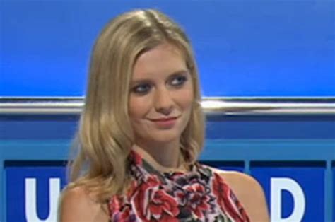 Countdown Rachel Riley Hot Dress Braless In Floral Frock Daily Star
