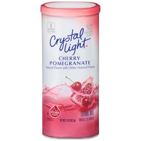 Crystal Light Cherry Pomegranate Drink Drink Mix 5 Count Canister