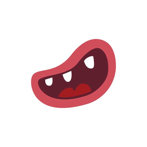 Cute Smile Mouth Cartoon 26979668 Png