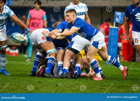 Autumn Nations Cup Rugby Match Test Match 2021 Italy Vs Argentina Editorial Photography