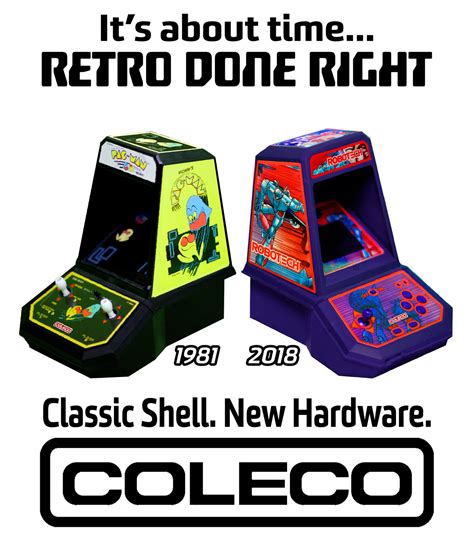 Coleco Announces Tabletop Mini Arcades Are Coming Soon 8 Bit Central