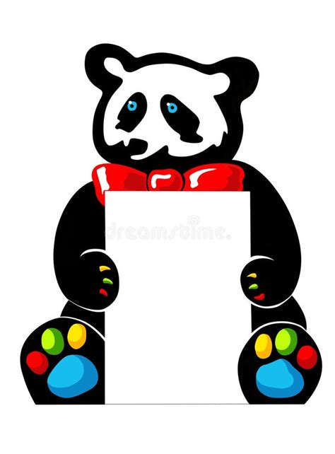 Panda Bear Illustration Stock Illustration Illustration Of Sitting