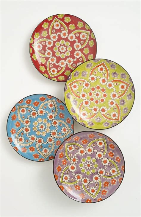 Lcggdb 6 Inch Colorful Pattern Ceramic Hanging Decorative Plateornate