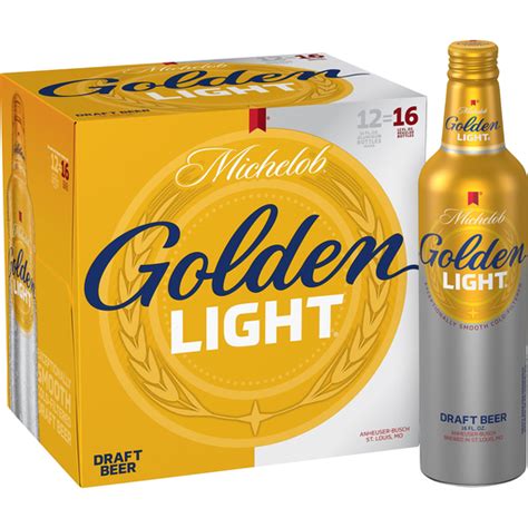 Michelob Golden Light Michelob Golden Light Draft Beer 12 Pack 16 Fl