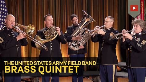 The Star Spangled Banner Army Field Band Brass Quintet Youtube