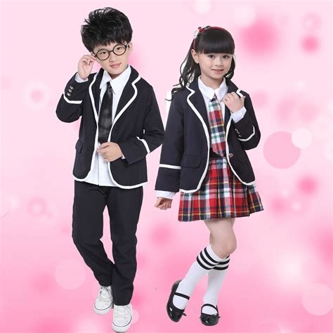 Childrens Class Suits Autumn And Winter Girls School Uniforms