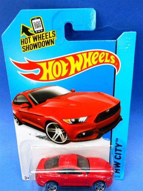 Hot Wheels Ford Mustang Gt Rojo Hw City En