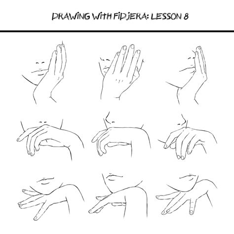 Drawing With Fidjera Lesson By Fidjera Hand Reference Anatomy Reference Drawing Reference