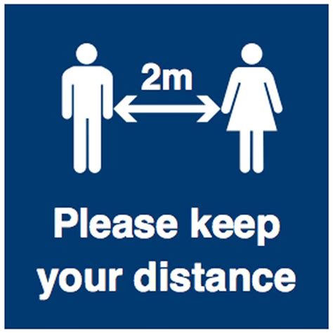 Please Keep Your Distance Signs Coronavirus Social Distancing Safety