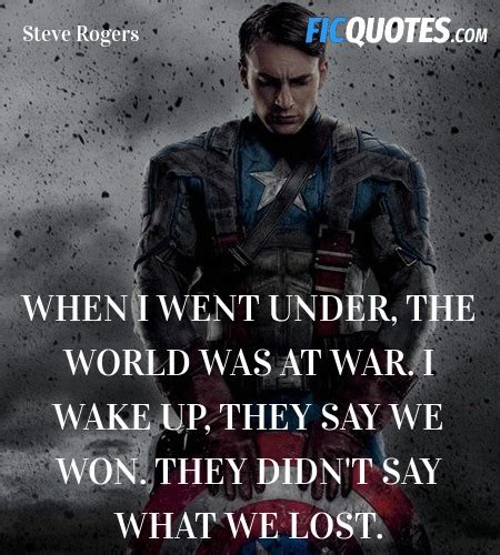 Steve Rogers Quotes The Avengers
