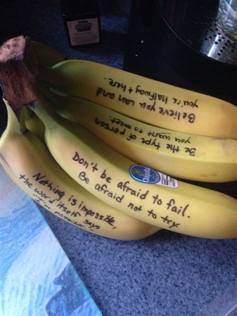 Quote Bananas Just Use A Sharpie And Write Something Positive On The