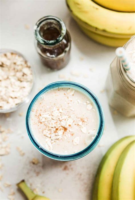 Banana Oatmeal Smoothie Simple Green Smoothies