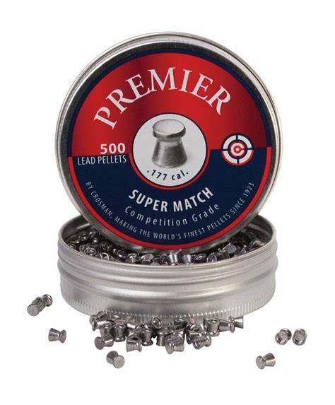 Crosman Premier Super Match 177 45mm Airgun Pellet Database