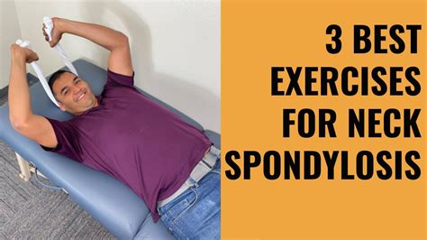 Best Exercises Stretches For Neck Pain From Cervical Spondylosis Youtube