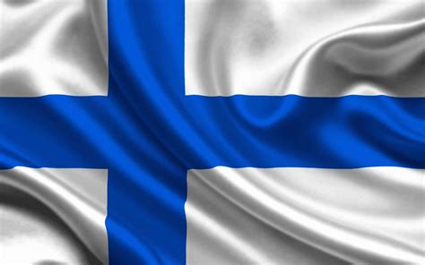 The used colors in the flag are blue, white. Flag of Finland. | Flag, Finland, Finland flag