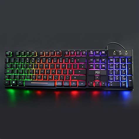 How To Make Your Keyboard Light Up On Laptop Rii Rk100 7 Color