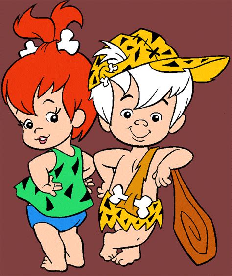 Pebbles And Bamm Bamm Pebbles And Bam Bam Classic Cartoon Characters Flintstones
