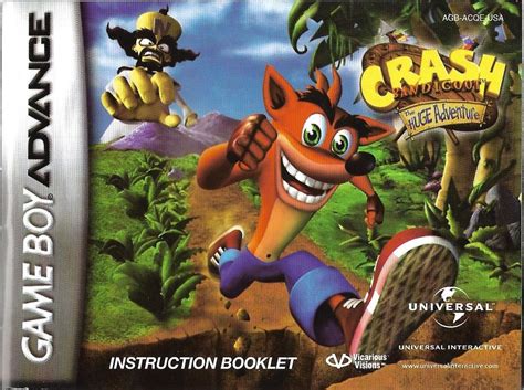 Crash Bandicoot The Huge Adventure Cover Or Packaging Material Mobygames