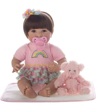 Boneca Laura Baby Catarina Bebê Reborn Shiny Toys Em Promoção Na