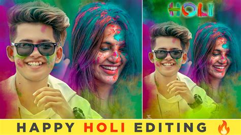 Happy Holi Photo Editing Happy Holi Editing Background Holi Editing