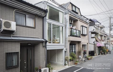 Narrow House In Osaka Japanese Architecture