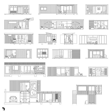 Cad Shipping Container Houses Toffu Co