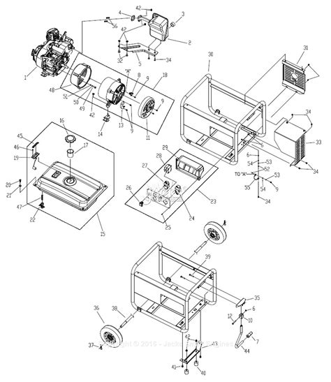 Generac 0059820 Gp3250 Parts Diagram For Full Assembly