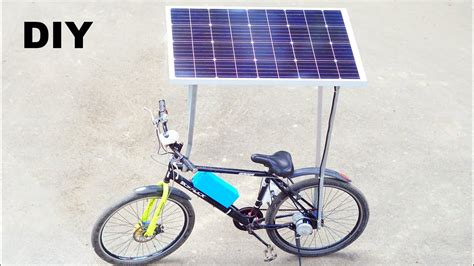 How To Make Solar Electric Bike Youtube