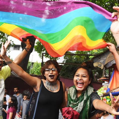 In India Celebrating A Landmark Ruling Decriminalizing Gay Sex