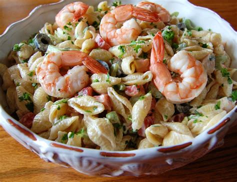 Shrimp Pasta Salad Cooking Mamas