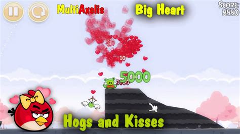 Angry Birds Seasons Hogs And Kisses Big Heart Alex Youtube