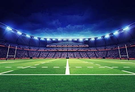 Yeele Rustic Football Stadium Backdrop 10x8ft Fifty Yard Line In