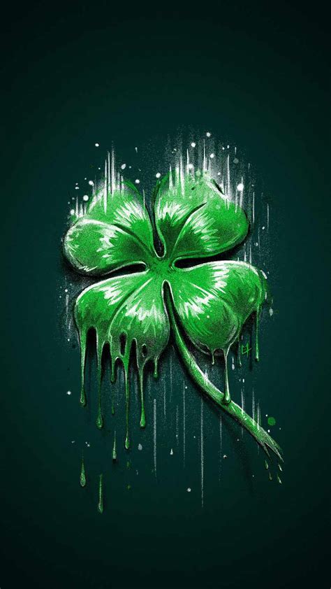 Four Leaf Clover Iphone Wallpaper Hd Iphone Wallpapers
