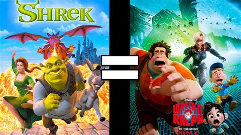 24 Reasons Shrek And Wreck It Ralph Are The Same Movie Youtube