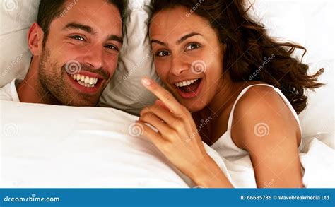 Happy Couple Having Fun In The Bed At Home Stock Footage Video Of