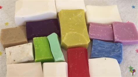Lots Of Leftover Soaps So Dry Soap Cutting Satisfying Video YouTube