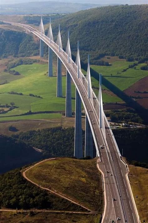 Millau Viaduct France Current Tallest Bridge In The World 343 Mt 1