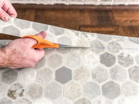 Spread adhesive on the back of the plank and firmly press it against the riser. How to Install Sheet Vinyl Flooring Over Tile - Bless'er House