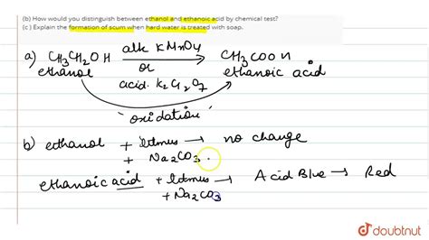Since water's structure and unique properties affect many aspects of a solution, the solutions enthalpy's decreased at a certain time due to ethanol's the electrical energy was found as follows assuming v is voltage and r is resistance: (a) How is ethanoic acid obtained from ethanol? Write down ...